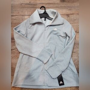 Women New Nwt Adidas Fleece Jacket Golf L Large